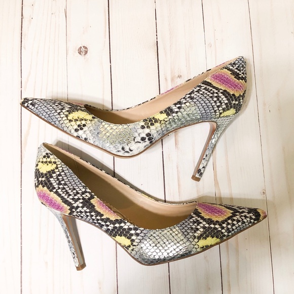 Sam Edelman Shoes - SAM EDELMAN snakeskin muti-color hazel pump